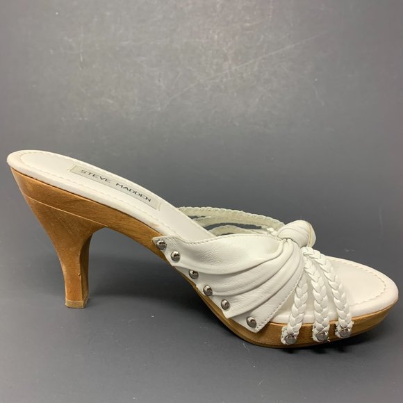 (SOLD)Steve Madden Knotted Leather Mule - Picture 7 of 9